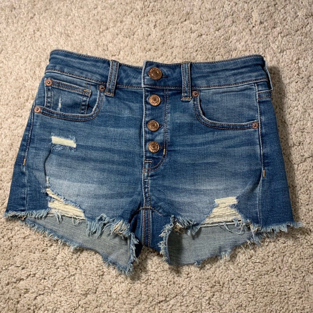 High Rise AE denim shorts!